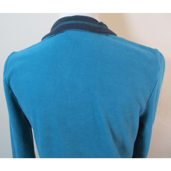 Everlast Women's Blue Long Sleeve 1/4 Zip Fleece Shirt Size Medium - Picture 6 of 11